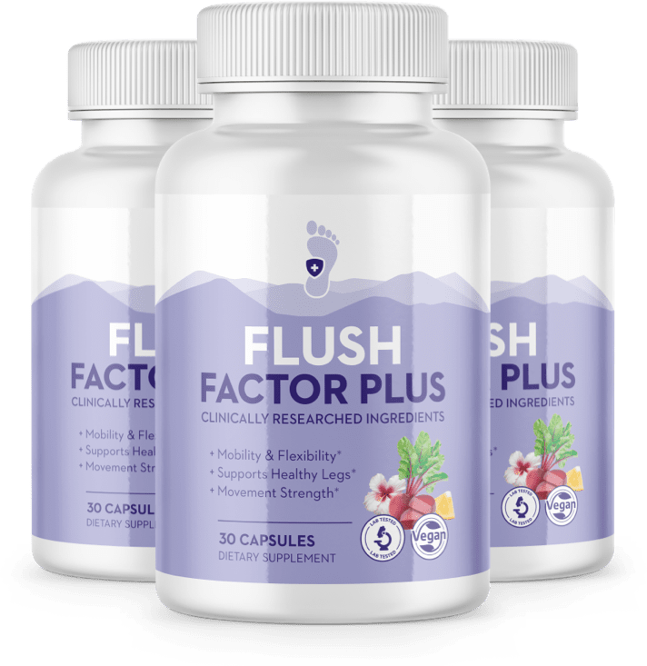 Flush Factor Plus Official Natural Support for Heavy Legs